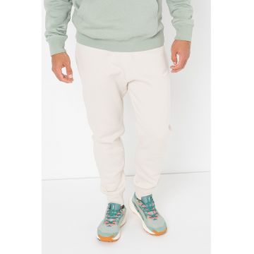 Pantaloni de trening cu buzunare laterale - Crem