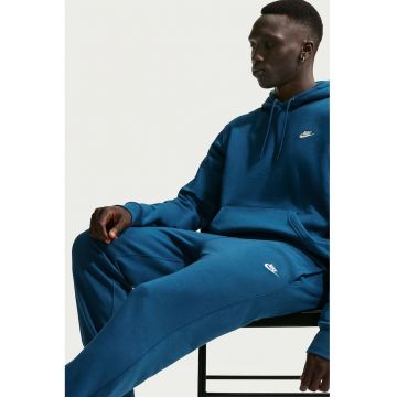 Pantaloni de trening din amestec de bumbac cu logo - Albastru