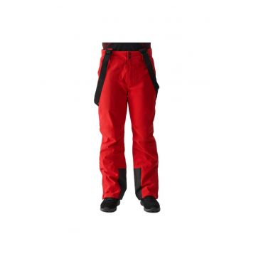Pantaloni pentru schi  4FWAW24TFTRM0756 - impermeabili - poliester - rosu -