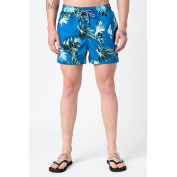 Pantaloni scurti de baie Super 5S Beach Volley - Verde/Albastru