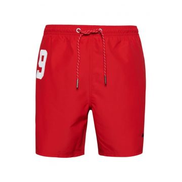 Pantaloni scurti de baie Superdry - rosu - material uscat rapid -