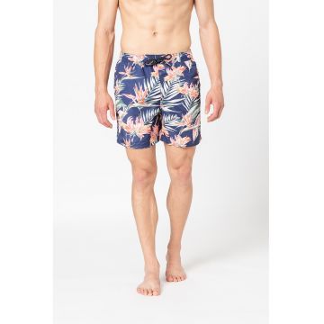 Pantaloni scurti de baie Vintage Hawaiian - Multicolor