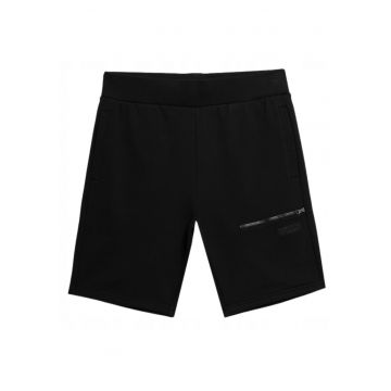 Pantaloni scurti de trening pentru barbati -  Bumbac/Poliester - Negru22 - Negru