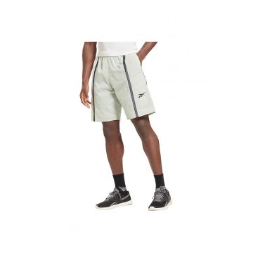 Pantaloni scurti sport barbati  impermeabili - alb - nylon