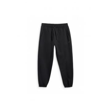 Pantaloni sport barbati -  negru - bumbac
