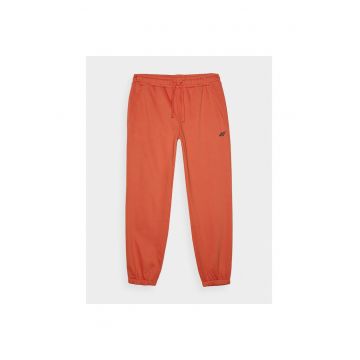 Pantaloni sport barbati -  rosu - material respirabil
