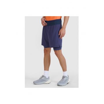 Pantaloni sport barbati -  scurti de antrenament - albastru