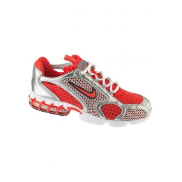 Pantofi sport barbati - CJ1288 -  Textil - 42.5 EU - Rosu/Argintiu - Rosu