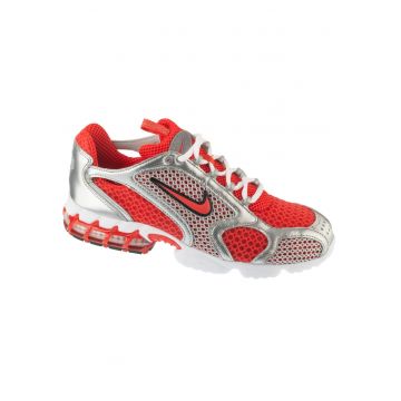 Pantofi sport barbati - CJ1288 -  Textil - 42.5 EU - Rosu/Argintiu - Rosu