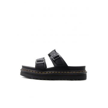 Papuci barbati -  Piele - Negru - 45EU