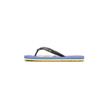 Papuci flip-flop cu logo Molokai Screen - Violet/Albastru deschis/Bej deschis