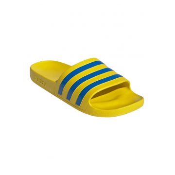 Slapi pentru barbati  Adilette Aqua - sintetic - galben/albastru