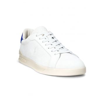Tenisi barbati -  piele naturala - alb - material sintetic -