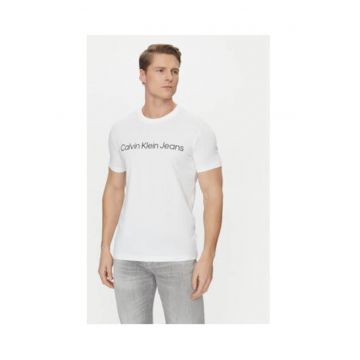 Tricou barbati -  alb - bumbac -