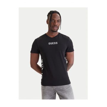 Tricou barbati  bumbac/elastan - negru