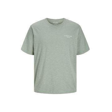 Tricou barbati -  maneca scurta - croiala regulata - verde - bumbac -