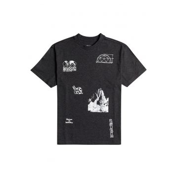 Tricou barbati  maneca scurta - negru -