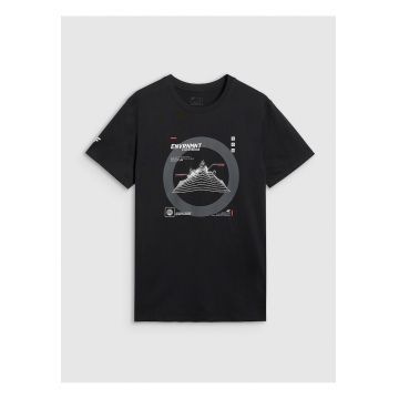 Tricou Barbati  Negru - Bumbac 100 - Negru