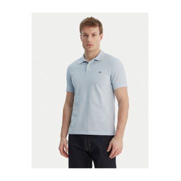 Tricou barbati -  slim fit - albastru - bumbac - Albastru