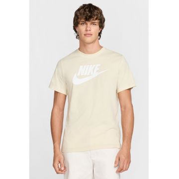 Tricou cu imprimeu logo Icon Futura - Crem