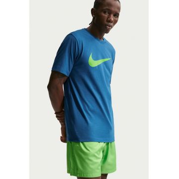Tricou cu imprimeu logo Sportswear Swoosh - Verde lime/Albastru