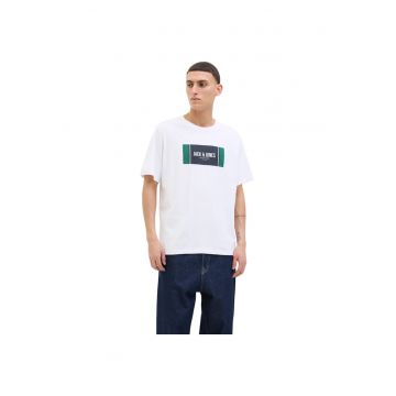 Tricou JACK &JONES Hayato BTS LN 47441 - White