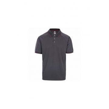 Tricou polo BONINGTON -  Poliester - Gri inchis - Gri inchis