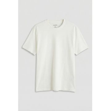 Tricou regular fit din bumbac - Alb fildes