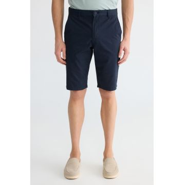 Bermude chino de bumbac - Albastru ultramarin