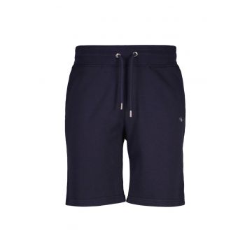 Bermude sport cu talie ajustabile Shield - Albastru
