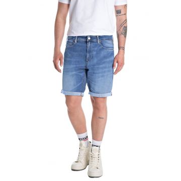 Blugi scurti conici - Albastru