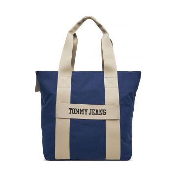 Geanta barbati -  material textil - albastra - universala