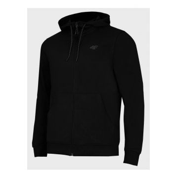 Hanorac  negru - cu fermoar - Negru