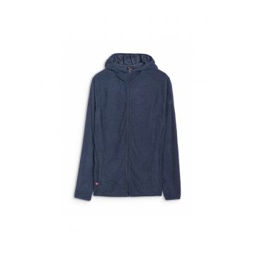 Hanorac trekking barbati  Primaloft - gluga - respirabil - gri - material sintetic