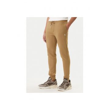 Pantaloni de trening barbati -  bej - bumbac si poliester -