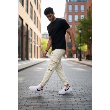 Pantaloni de trening bej  6622  14-3.1