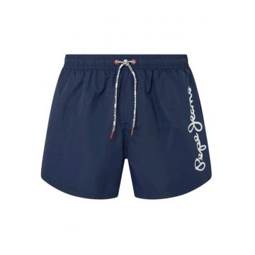Pantaloni scurti barbati - Pepe Jeans - Poliester - Bluemarin - Bleumarin