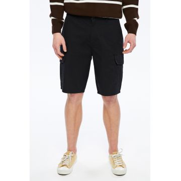 Pantaloni scurti cargo - Negru