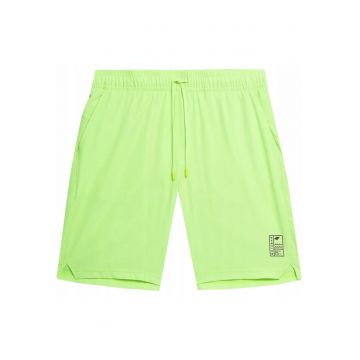 Pantaloni scurti de baie pentru barbati -  Poliester - Verde neon - Verde neon