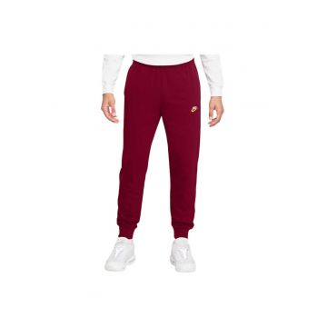 Pantaloni sport barbati  Club Fleece FN3094 - bumbac - rosu