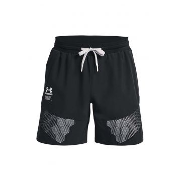 Pantaloni sport barbati  impermeabili - poliester/elastan - negru -