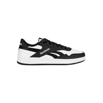 Pantofi sport barbati  BB 1000 - negru/alb - material sintetic - design minimalist - talpa exterioara din cauciuc