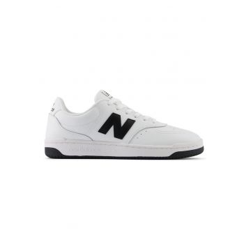 Pantofi sport barbati -  BB80 - inchidere cu sireturi - alb - piele ecologica -