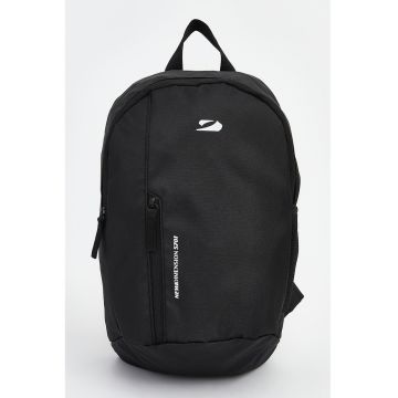 Rucsac cu buzunar frontal cu fermoar - Negru