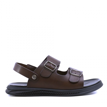 Sandale multifuncționale  bărbați Benvenuti  maro din piele  3851BS825M