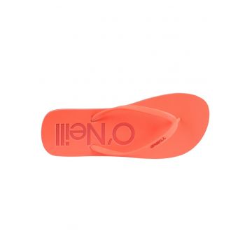 Slapi  portocalii - din polietilena - cu logo