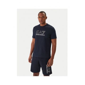Tricou barbati -  bumbac - bleumarin - model casual