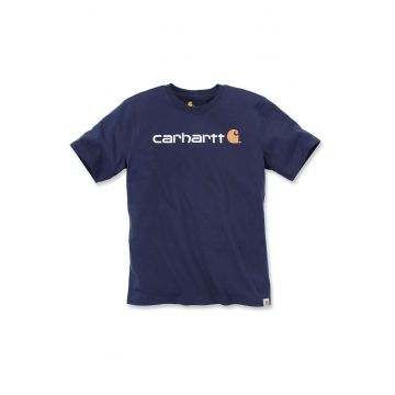 Tricou barbati  Core Logo - bleumarin - 100% bumbac - model durabil