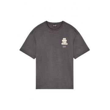 Tricou barbati  TRAIN GRAPHIC SERIES M TEE SS SPORTS - Bumbac - Gri - Gri