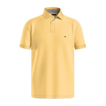 Tricou polo barbati  maneca scurta - galben - bumbac -